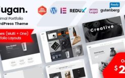 Zugan v1.6.6 Minimal Portfolio WordPress Theme