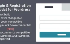 AJAX Login and Registration modal popup PRO v2.18