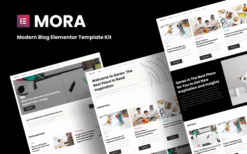 Mora – Modern Blog Elementor Template Kit