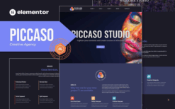 Piccaso – Photography Elementor Template Kit