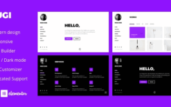 Mugi (v1.0.6) Personal Portfolio & Resume WordPress Theme