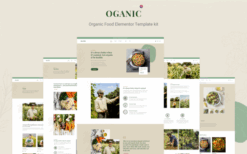 Oganic – Organic Food Elementor Template kit