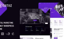 Qutiiz (v1.3.0) Digital Marketing Agency WordPress Theme
