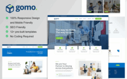 Gomo – Moving Company Elementor Template Kit