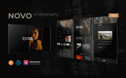 Novo – Photography Elementor Template Kit
