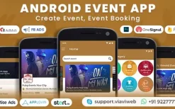 Android Event App v5.0 (Create Event, Event Booking)