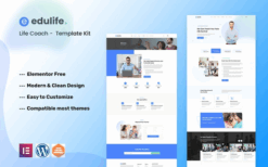 EduLife – Life Coach Elementor Template Kit