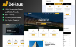 Dehaus – Interior Design & Architecture Elementor Template Kit Download