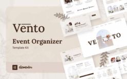 Vento – Event Organizer Elementor Template Kit