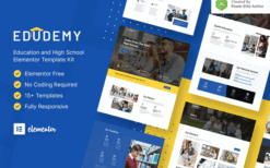 Edudemy – School & Education Elementor Template Kit
