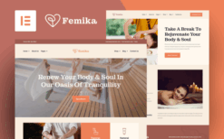 Femika – Spa Center & Wellness Elementor Template Kit