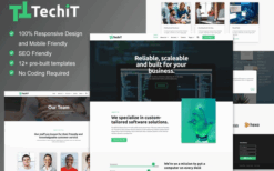 TechIT – Tech Company Elementor Template Kit