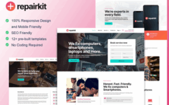 RepairKit – Mobile Phone & Computer Repair Elementor Template Kit