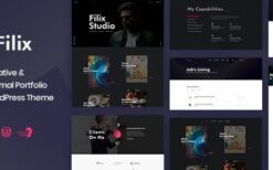 Filix v1.3.2 Creative Minimal Portfolio WordPress Theme