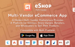 * eShop (v2.9.3) Multi Vendor eCommerce App & eCommerce Vendor Marketplace Flutter App