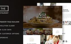 The Restaurant (v1.4.1) Restauranteur and Catering One Page Theme