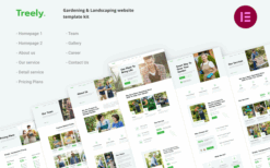 Treely Landscape & Gardening Elementor Template Kit