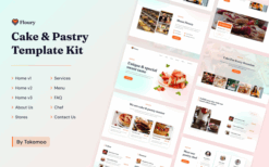 Floury Cake & Pastry Elementor Template Kit