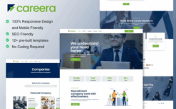 Careera – Recruitment Agency Elementor Template Kit