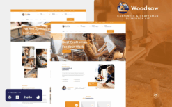 Woodsaw – Carpenter & Craftsman Elementor Template Kit