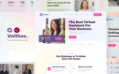 Voithos | Personal Virtual Assistant Elementor Template Kit