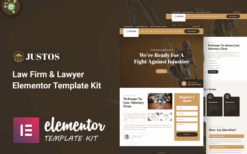Justos – Law Firm & Lawyer Elementor Template Kit