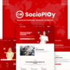 Socioplay – Social Media Marketing Elementor Template Kit