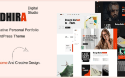 Adhira v2.0.1 Creative Agency Portfolio WordPress Theme