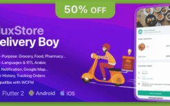 FluxStore Delivery Boy (v5.4) Flutter App for Woocommerce