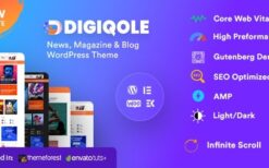 Digiqole (v2.2.5) News Magazine WordPress Theme