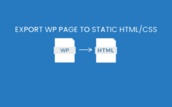 Export WP Pages to Static HTML/CSS Pro v1.0.4