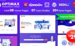 Optimax (v2.0.4) SEO & Marketing WordPress Website Theme