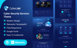 CyberJet – Web Security Elementor Template Kit