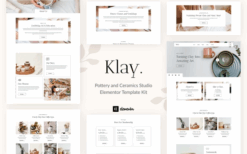 Klay – Pottery and Ceramics Studio Elementor Template Kit