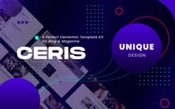 Ceris – Blog & Magazine Elementor Template Kit