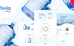 Wavio v1.24 Bottled Water Delivery WordPress Theme