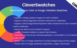 CleverSwatches (v2.2.3) WooCommerce Color or Image Variation Swatches