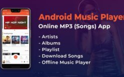 Android Music Player v10.0 Online MP3 (Songs) App