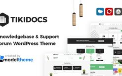 Tikidocs v2.2.3 Knowledgebase & Support Forum WordPress Theme + RTL