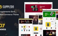 Supplero v1.4.5 Supplement Store WooCommerce Theme