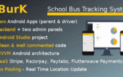 SBurK v3.3 – School Bus Tracker – Two Android Apps + Backend + Admin panels – SaaS Download