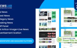 NewsLab v2.0 – news portal script