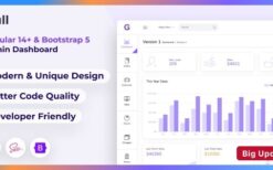 Gull 19.0.0 – Angular 15+ Bootstrap Admin Dashboard Template