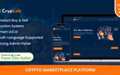 CrypLab v2.0 cryptocurrency market script and auction platform