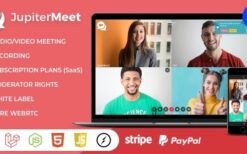 JupiterMeet v2.9.3 video conferencing script (SaaS)