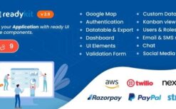 ReadyKit (v2.9) Admin & User Dashboard Templates (with functionality) for Laravel + Vue App Development