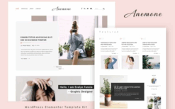 Anemone – Blog & Magazine Elementor Template Kit