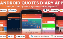 Android Quotes Diary v5.0 (Image, Text Quotes, Quote Maker, Upload)
