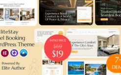 EliteStay (v1.0.1) Hotel Booking WordPress Theme
