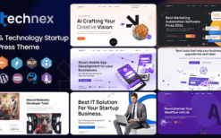 Technex (v1.0.3) Elementor Technology and Software WordPress Theme